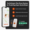 Drei Schritte zur Nutzung des Weenect XS GPS-Halsbands: Kauf, Abonnement, App, Tracker in Schwarz und Weiss erhaltlich, funf-Sterne-Trustpilot-Bewertung, exzellent