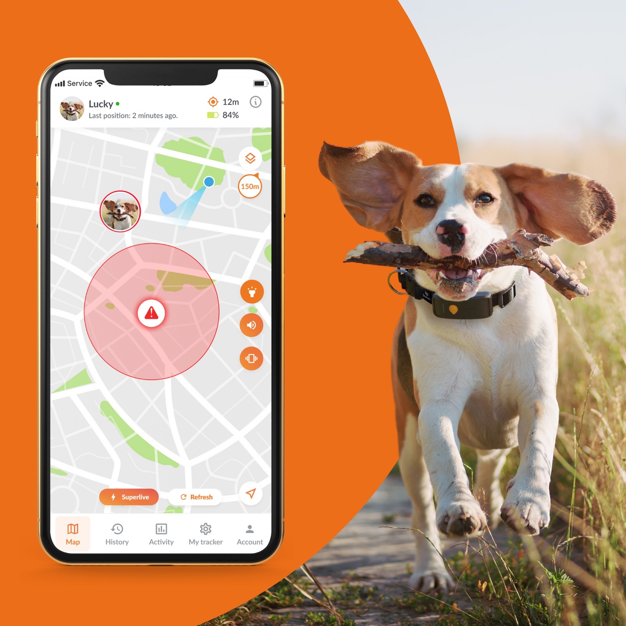 GPS Tracker F r Hunde Weenect XT Die Nr 1 Der GPS Tracker Auf 