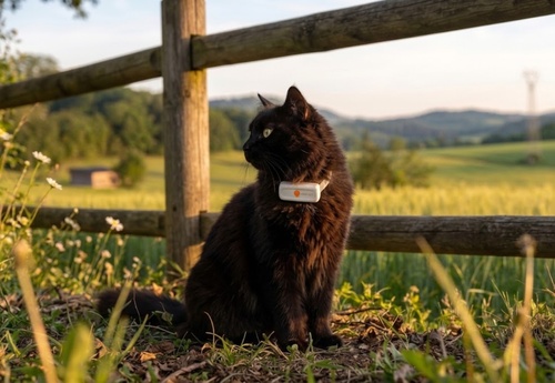 Mini GPS cat collar
