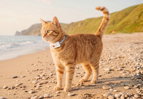 Mini GPS cat collar