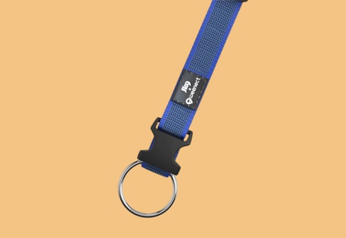 collier JK9 bleu