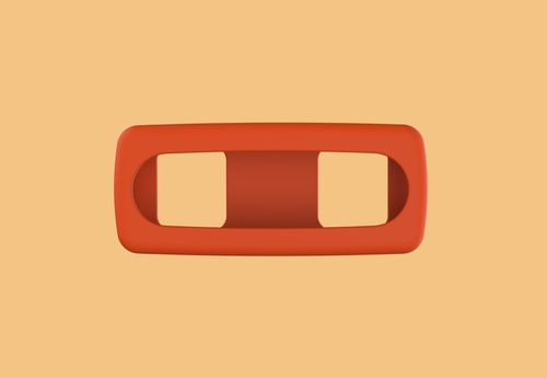 coque en silicone orange XS Cats