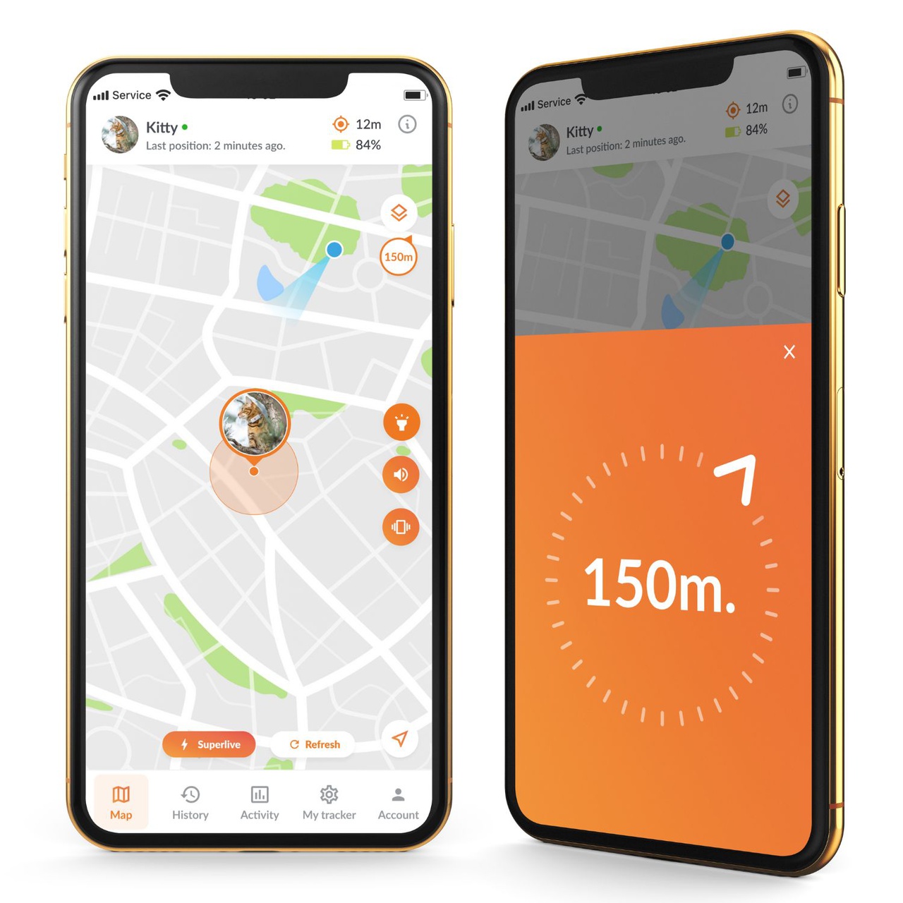 Winnes Localizzatore GPS Tracker Collare GPS per Gatto Cane Finder  Anti-Fugo,Anti-Perdita APP GRATUITA,Mini Micro GPS impermeabile con  Geofence per
