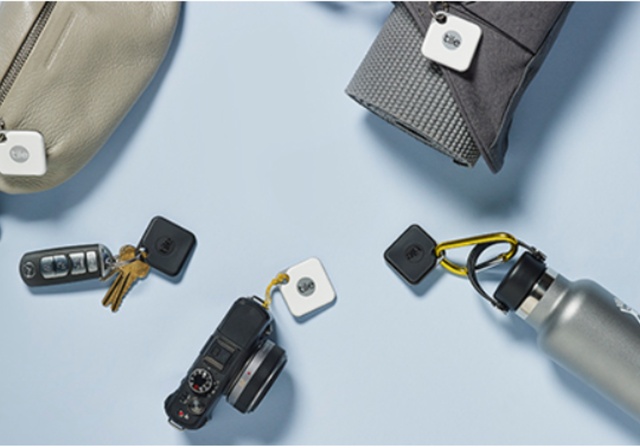 Des porte clés connecté sur différents objets