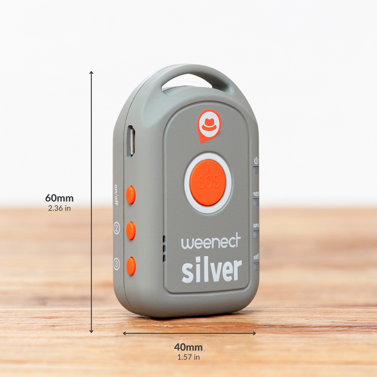 Balise GPS Weenect Silver : localise vos proches pour plus de sécurité