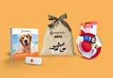 Scatola di Natale per Cani - Bianco