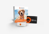 Pack Weenect XS | Mini Traceur GPS pour petit chien - Blanc | 1 an d'abonnement inclus