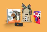 Weihnachtsbox für Katzen - Schwarz